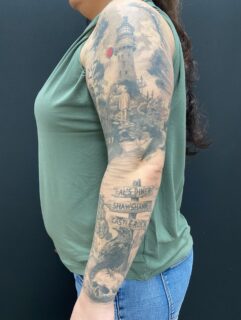 Finished stephen king themed sleeve